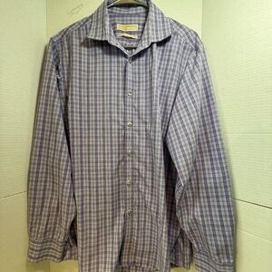 MK long sleeve Shirt checkered size 16 1/2 ,34-35
